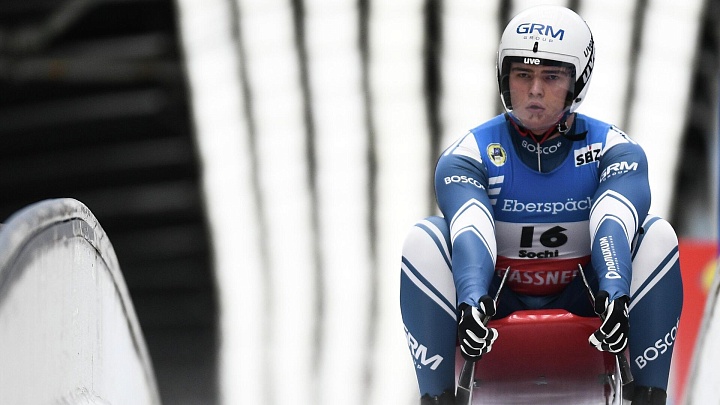 Российский саночник занял третье место на Кубке наций в США